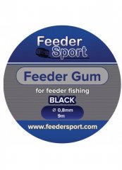 Feeder Gum черный 0,80mm резиновый амортизатор Feeder Sport 9м