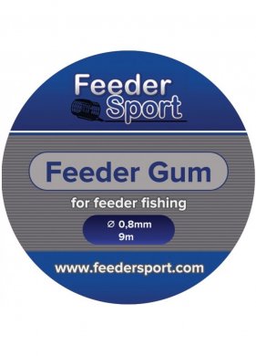 Feeder Gum белый 0,80mm резиновый амортизатор Feeder Sport 9м