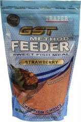 Прикормка Traper GST Method Feeder Strawberry (Клубника) 1 кг.