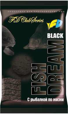 Элитная прикормка FishDream "Black"  0,8кг