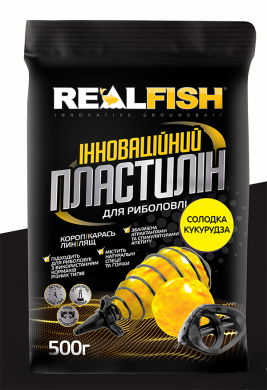 РЫБОЛОВНЫЙ ПЛАСТИЛИН  REALFISH КУКУРУЗА