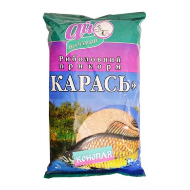 Классическая прикормка Ай подсекай "Карась конопля" 1кг