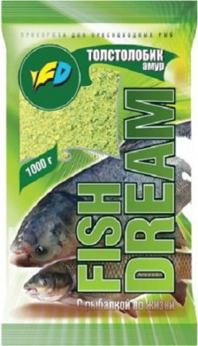 Классическая прикормка FishDream "Толстолобик/амур" 1кг