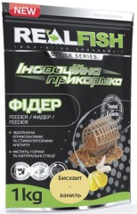 Классическая прикормка Real Fish Фидер "Бисквит-ваниль" 1кг