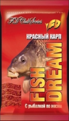 Элитная прикормка FishDream "Красный карп" 0,8кг