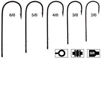 Одинарний гачок Mustad Cod Hook 32811GR N2/0 12 шт Одинарний гачок Mustad Cod Hook 32811GR N2/0 12 шт